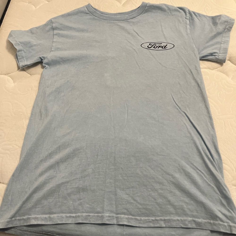 Ford Sky Blue Short Sleeve Men's Tee